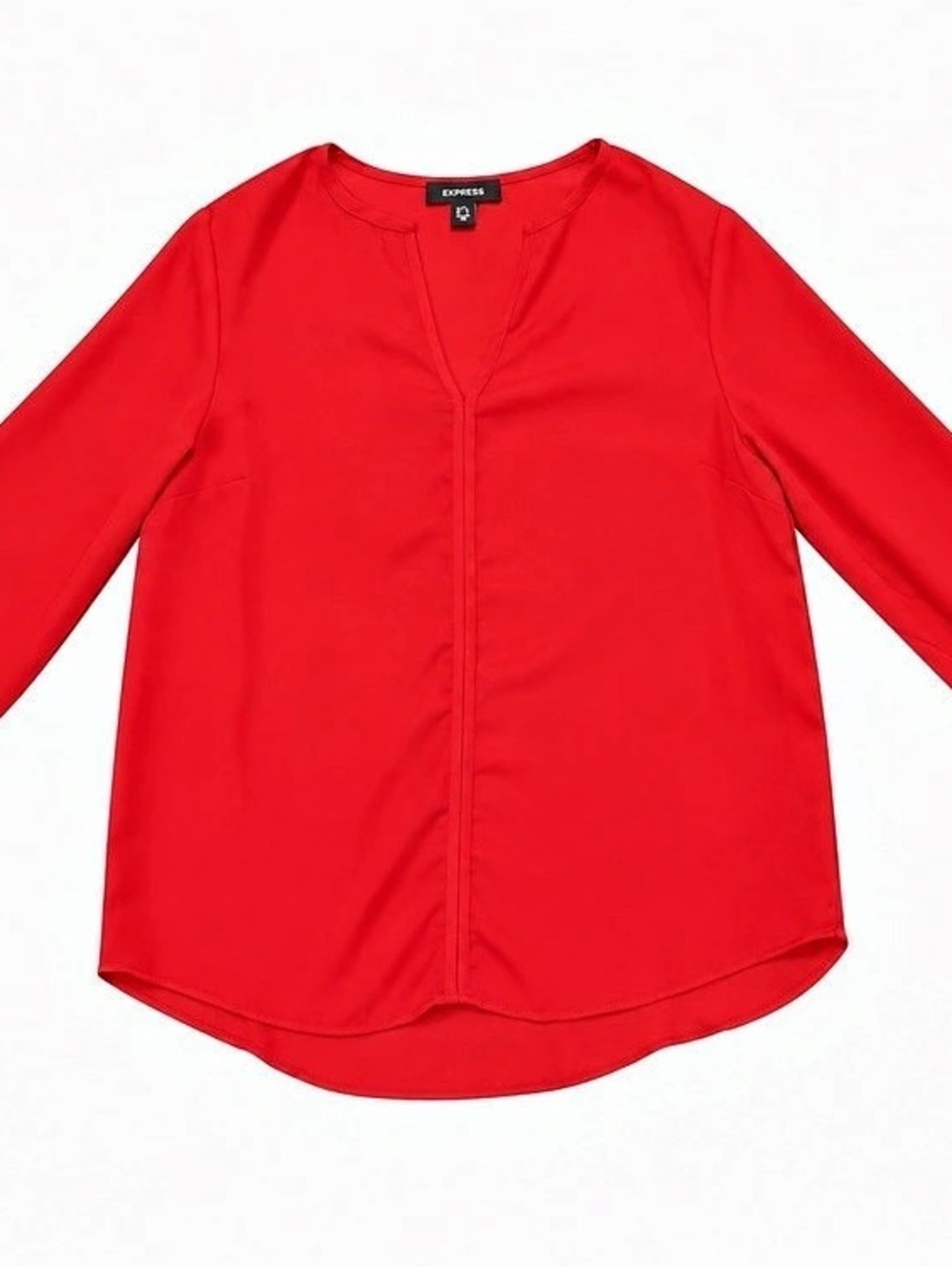 Atmosphere Long Sleeve Blouse in Red Size Large